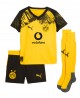 Günstige Borussia Dortmund Jobe Bellingham #7 Heimtrikotsatz Kinder 2025-26 Kurzarm (+ Kurze Hosen)